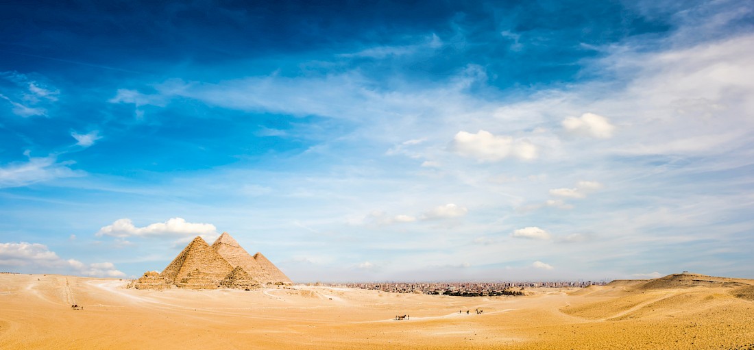 Pyramides de Gizeh, Le Caire, Égypte