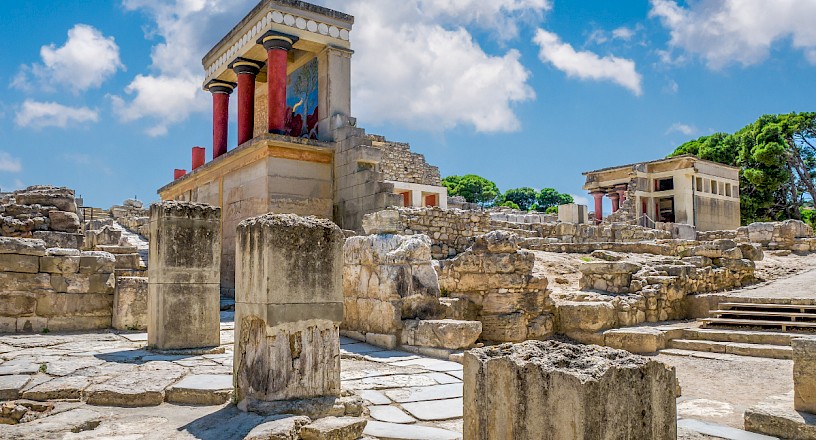Palais de Knossos (Héraklion), Crète, Grèce