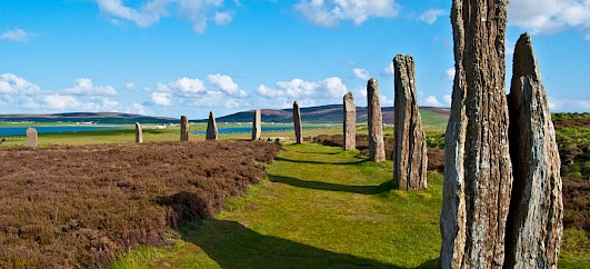 Stenness Standing Stones (Kirkwall), Îles Orcades, Royaume-Uni
