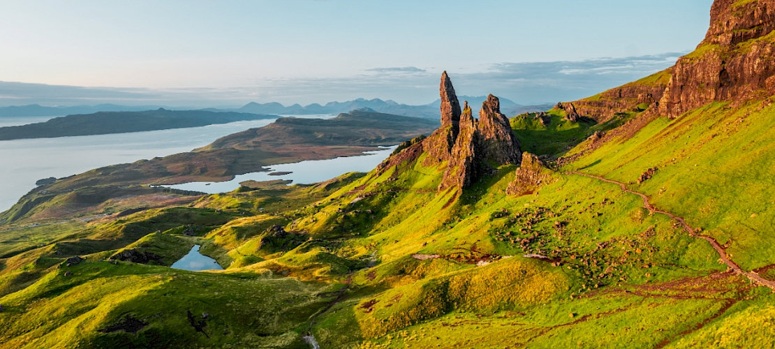 Old Man of Storr (Portree), île de Skye, Royaume-Uni