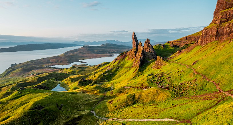 Old Man of Storr (Portree), île de Skye, Royaume-Uni