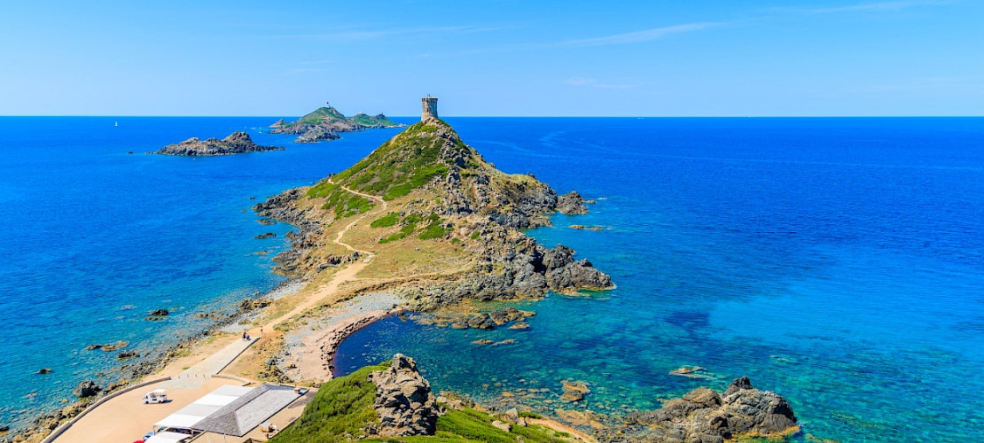Tour de la Parata et îles Sanguinaires (Ajaccio), Corse, France