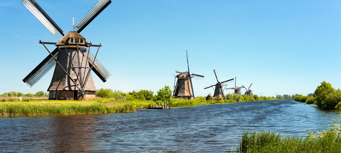 Les moulins de Kinderdijk (Rotterdam), Pays-Bas