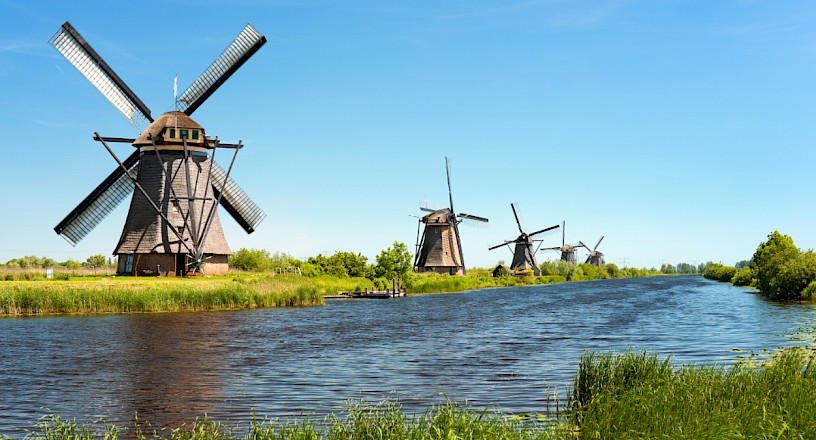 Les moulins de Kinderdijk (Rotterdam), Pays-Bas